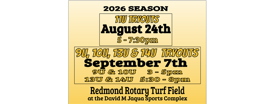 Register for Tryouts for the 2026 Season